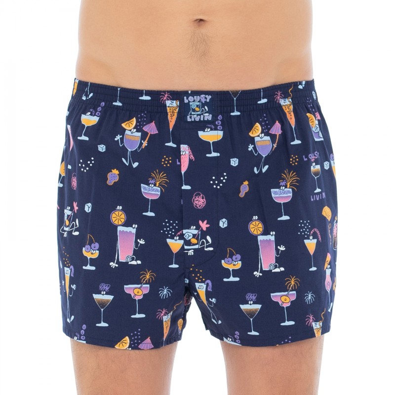 LousyLivin_2-erSet_Boxershorts_Grün&Lila_mitMotiv