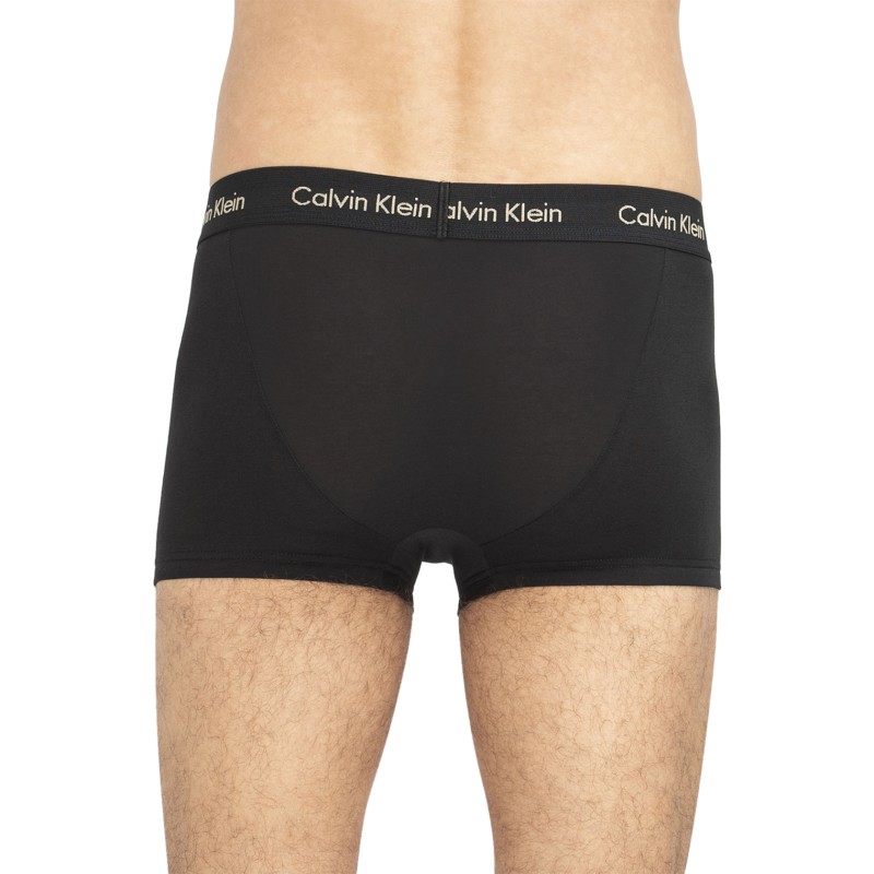 CalvinKlein_3erSet_LowRiseTrunks_Schwarz_mitverschiedenfarbigemWebbund