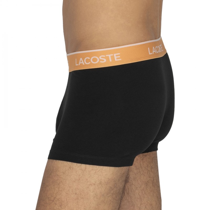 Lacoste_3-erSet_Trunks_Schwarz_mitverschiedenfarbigemWebbund