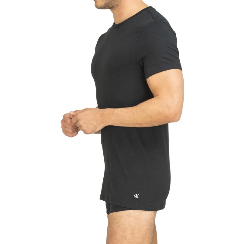 Boxerman_Calvin Klein_3-er Set_T-Shirt_Weiß_Schwarz_Grau