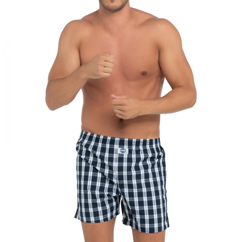 D.E.A.L_International_Boxershorts_Blau&Weiß_kariert
