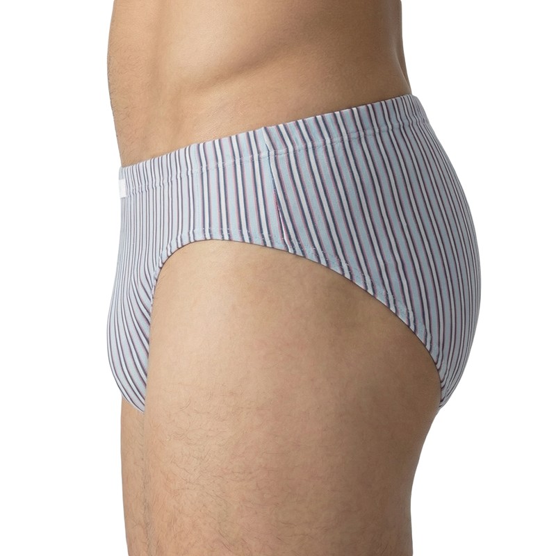 Mey_Slip_Grau_mit_Streifen