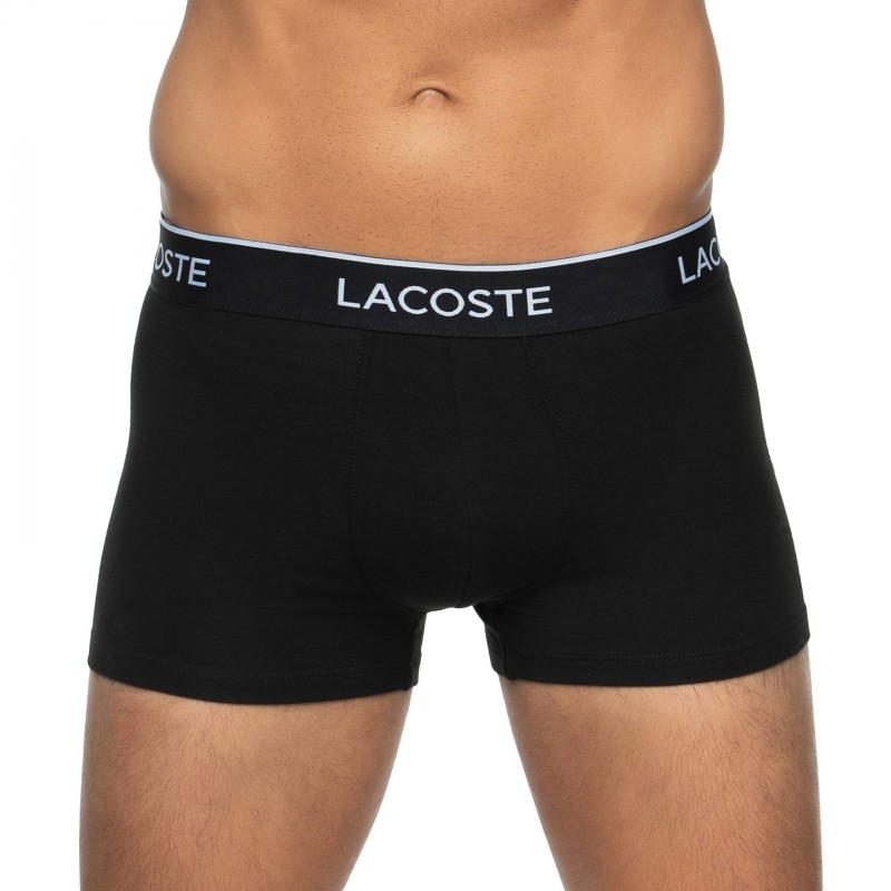 Boxerman_Herrenunterwäsche_Boxershorts_ Lacoste_3-er Set_Trunks_Schwarz