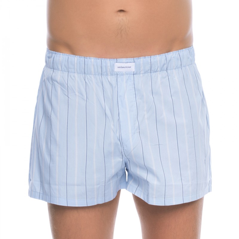 Seidensticker_2-erSet_Boxershorts_Blau&Grün_kariert&gestreift