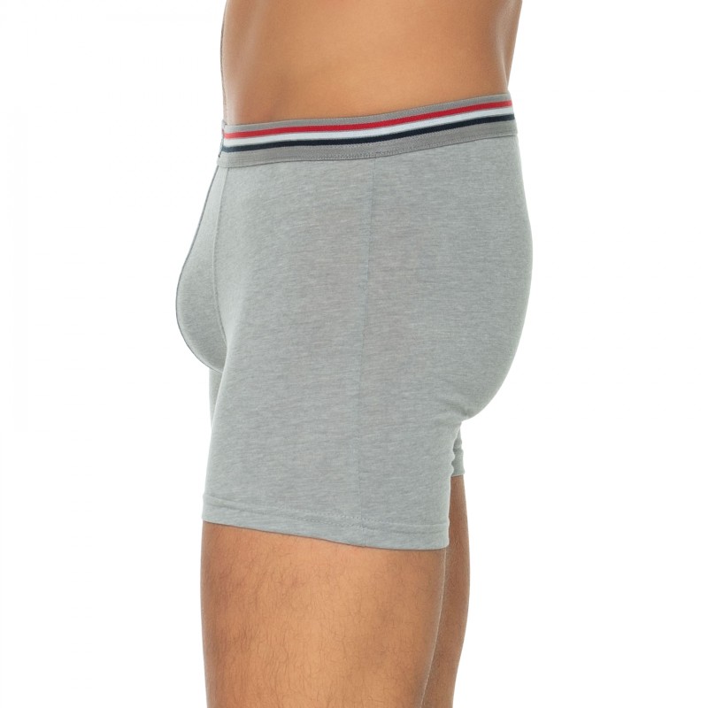 Boxerman_Herrenunterwäsche_Boxershorts_Bugatti_3-erSet_Long Pants_Schwarz Grau