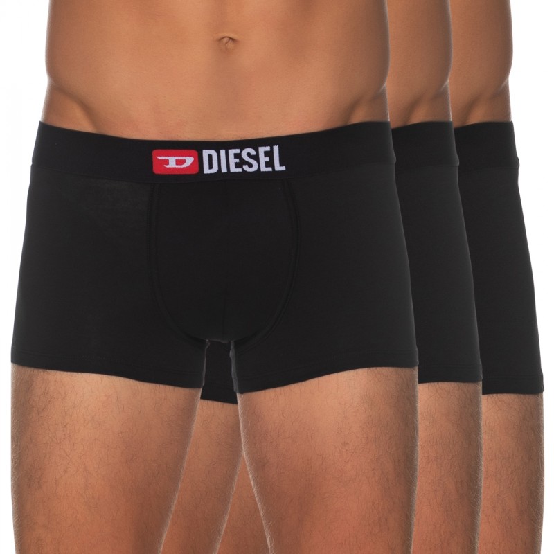 Diesel 3-er Set Trunks Schwarz