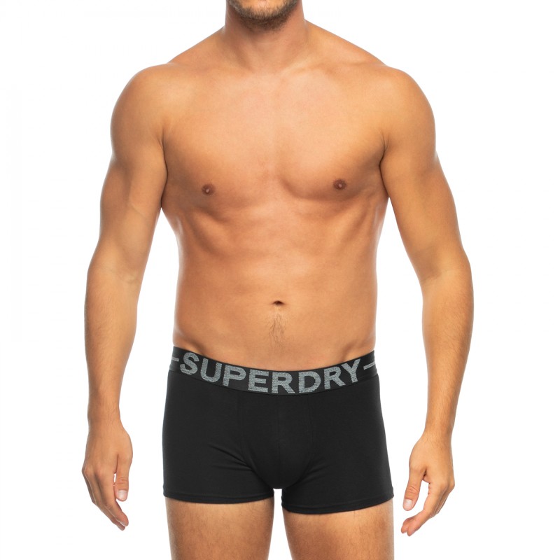 Superdry_3-erSet_Trunks_Schwarz,Grau&Orange