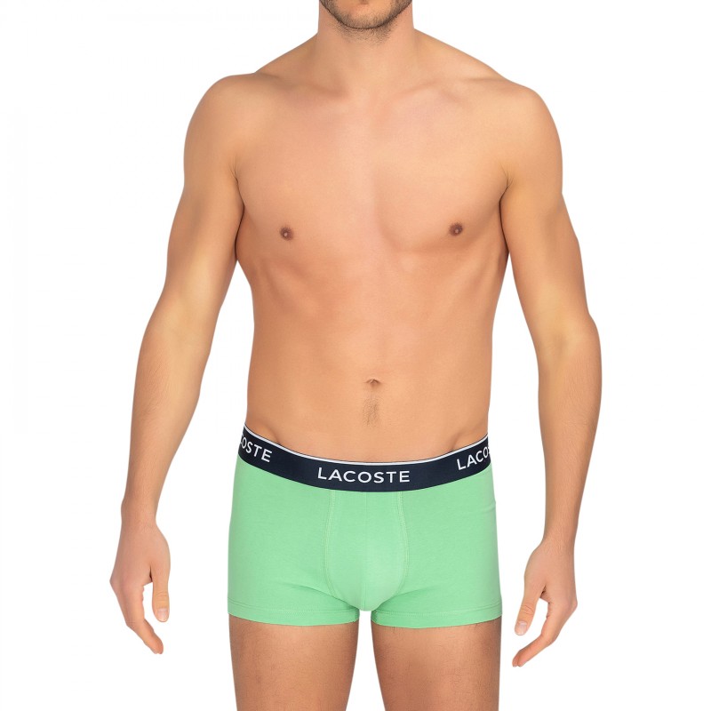 Lacoste_3-erSet_Trunks_Blau&Grün