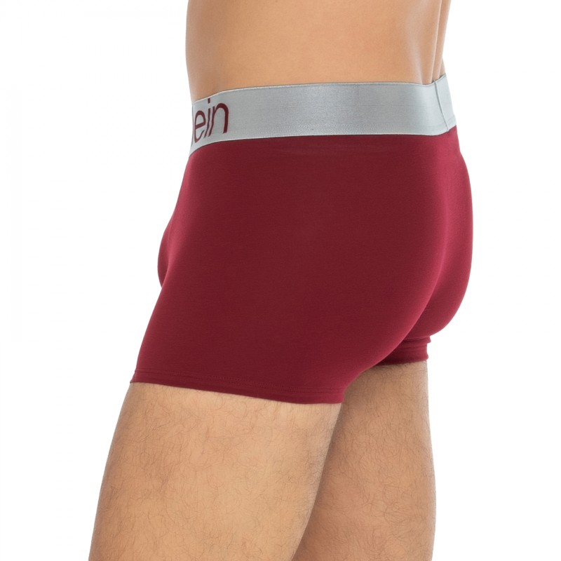 CalvinKlein_3-erSet_Trunks_Schwarz,Grau&Rot