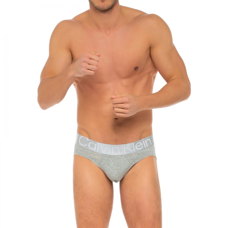 Boxerman_Herrenunterwäsche_Calvin Klein_3-er Set_Slips_Schwarz Grau & Weiß