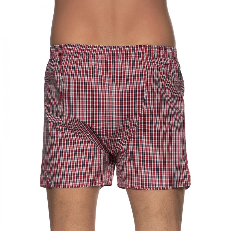 Boxerman_Herrenunterwäsche_D.E.A.L International_Boxershorts_Rot_Kariert