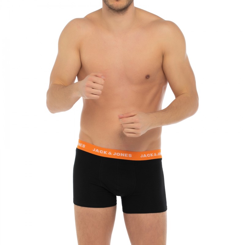 Jack&Jones_7-erSet_Trunks_Schwarz_mitverschiedenfarbigemWebbund