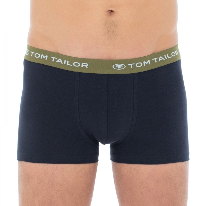 TomTailor_3-erSet_Trunks_Blau,Weiß&Khaki_gestreift