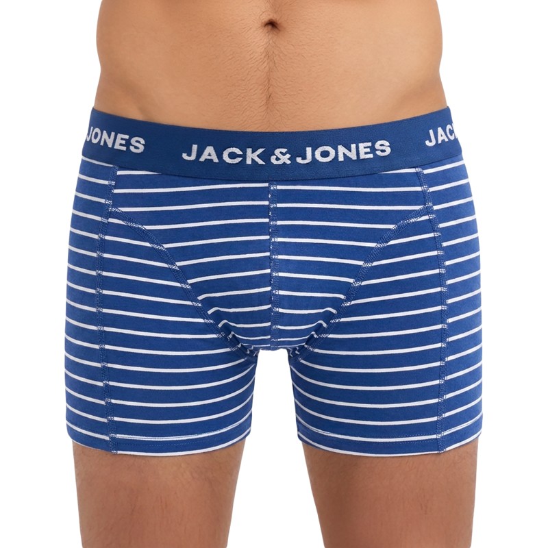 Jack & Jones 5-er Set Trunks Blau verschiedene Muster