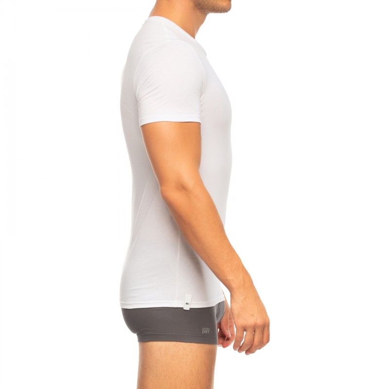 Lacoste_3-er Set_T-Shirts_Weiß