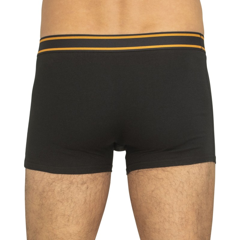 Jack & Jones 5-er Set Trunks Schwarz, Grau & Blau mit verschiedenfarbigen Webbund