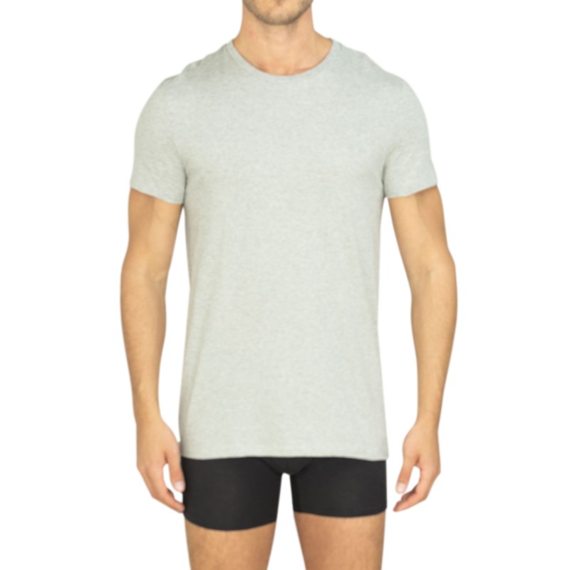 Calvin Klein 3-er Set T-Shirt Weiß, Grau & Blau
