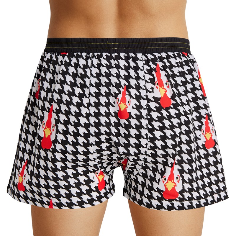 Unabux_Boxershorts_Schwarz_Weiß_Motiv