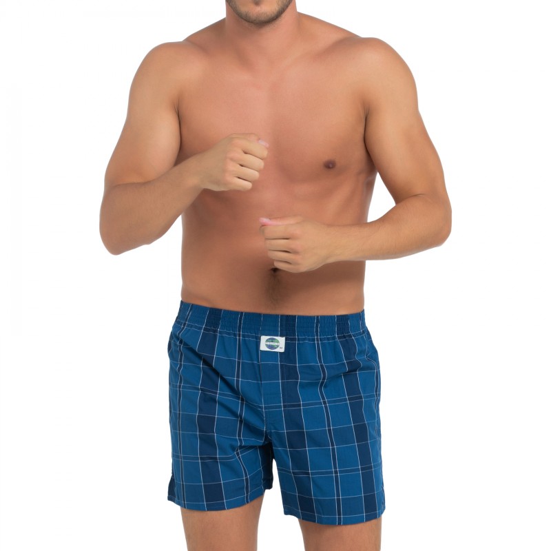 D.E.A.L_International_Boxershorts_Dunkelblau&Weiß_kariert