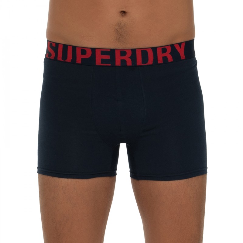 Boxerman_Herrenunterwäsche_Boxershorts_Superdry_2-er Set_Boxer Briefs_Rot & Schwarz