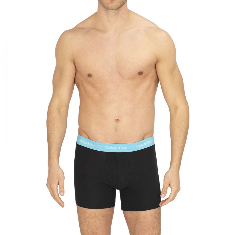 CalvinKlein_5-erSetBoxerBriefs_Schwarz_Priude_mitverschiedenfarbigemWebbund