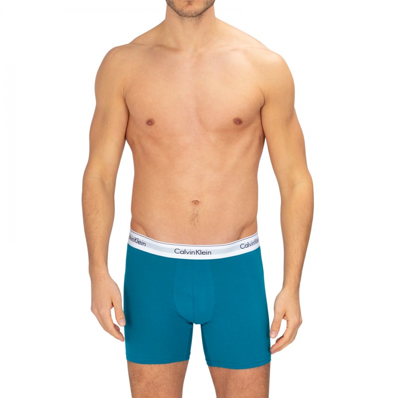 CalvinKlein_5-erSetBoxerBriefs_Türkis,Beige,Blau,Hellblau,Grau