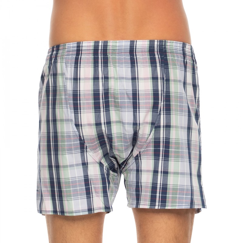 D.E.A.LInternational_Boxershorts_Blau,Rosa&Grün_kariert