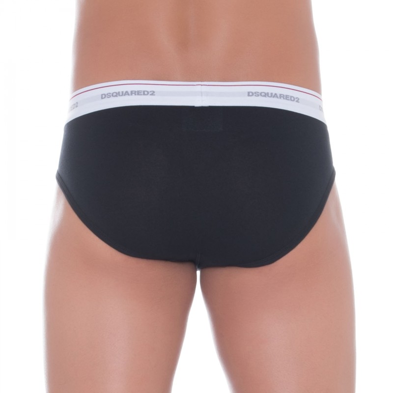 DSQUARED2_2-er Set_Slips_Schwarz