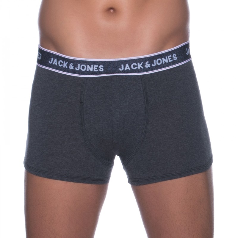 Jack&Jones_3-erSet_Trunks_Dunkelgrau&Blau_Meliert