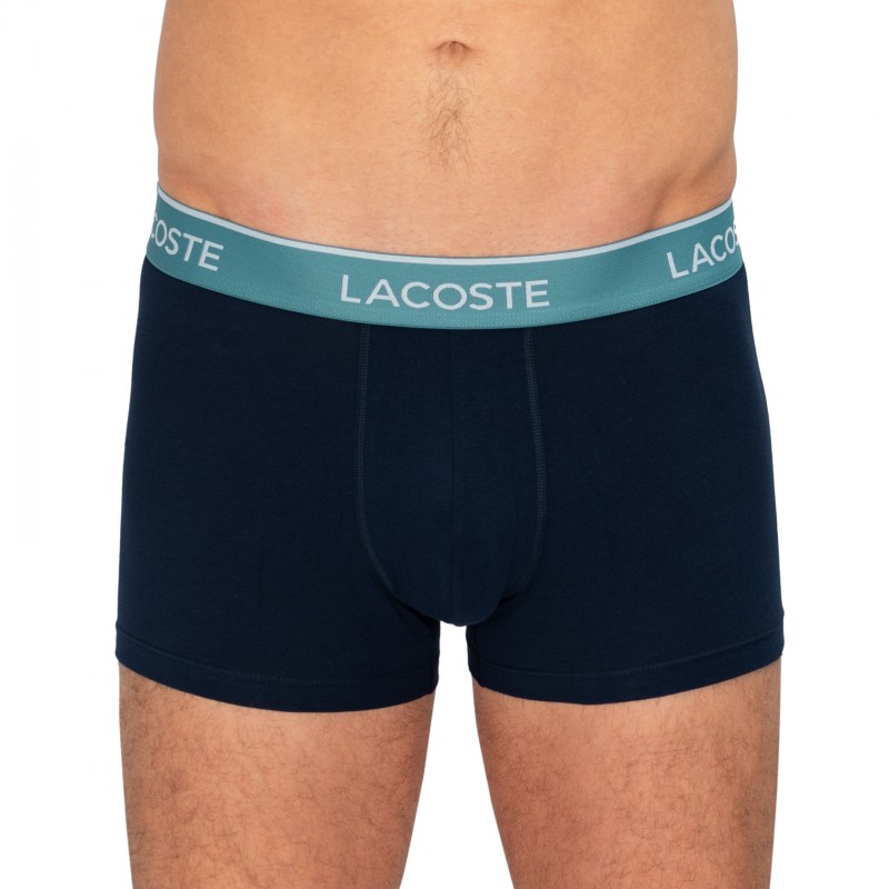 Lacoste_3-erSet_Trunks_Dunkelblau_mitverschiedenfarbigemWebbund