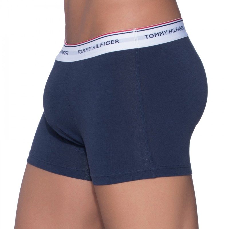 Tommy Hilfiger_3-er Set_Trunks_Dunkelblau_weißem Bund