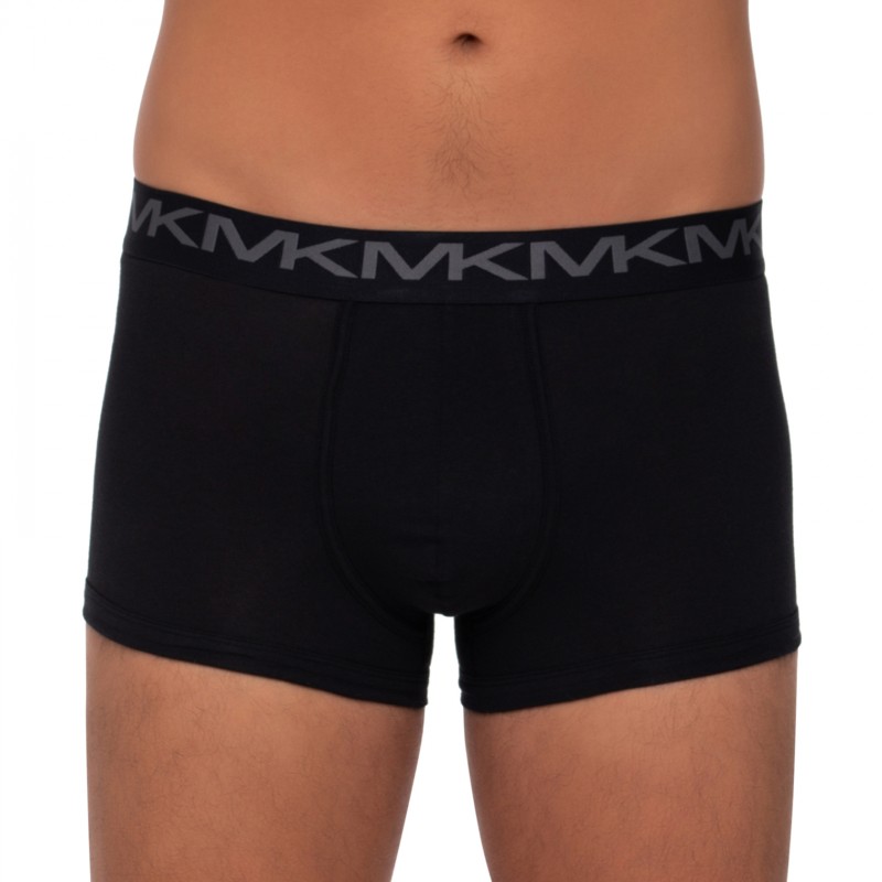 Boxerman_Boxershorts_Herrenunterwäsche_Michael Kors_3-er Set_Trunks_SchwarzBlau Grau