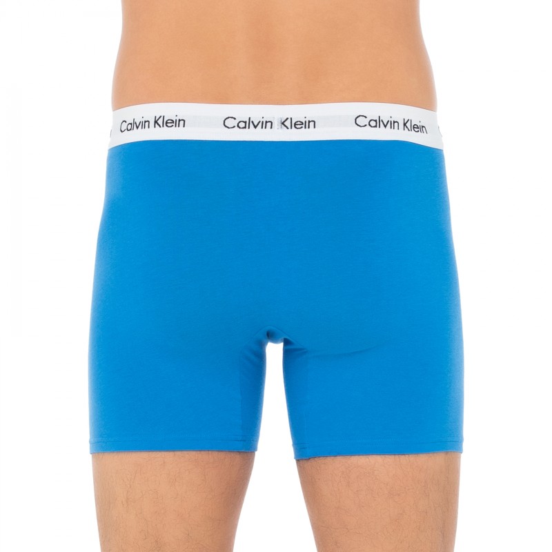 CalvinKlein_3-erSet_BoxerBriefs_Grau,Weiß&Blau