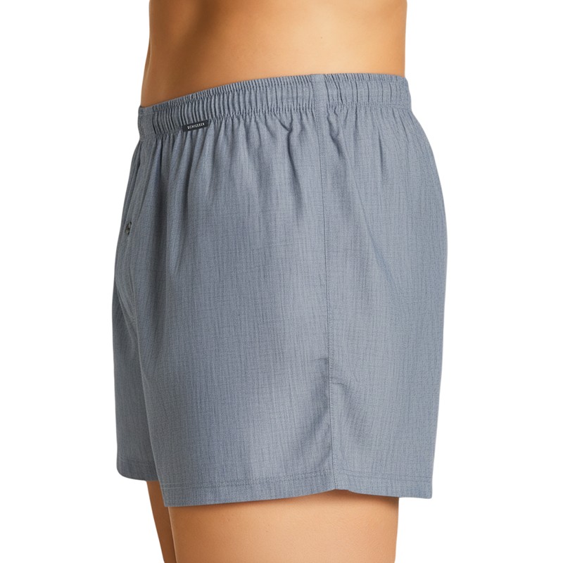 Schiesser_Boxershorts_2erSet_Grau_Kariert