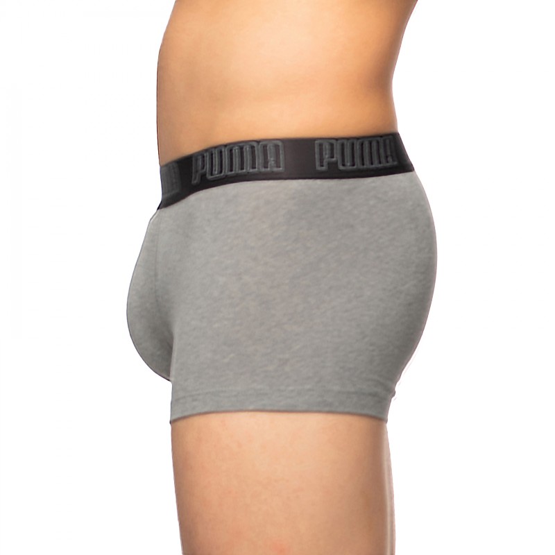 Boxerman_Herrenunterwäsche_Boxershorts_Puma_2-er Set_Basic Trunks_Grau