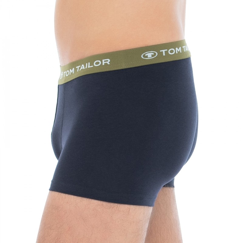 TomTailor_3-erSet_Trunks_Blau,Weiß&Khaki_gestreift