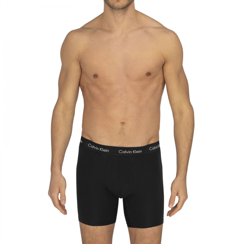CalvinKlein_3-erSet_BoxerBriefs_Schwarz_mitverschiedenfarbigemWebbund
