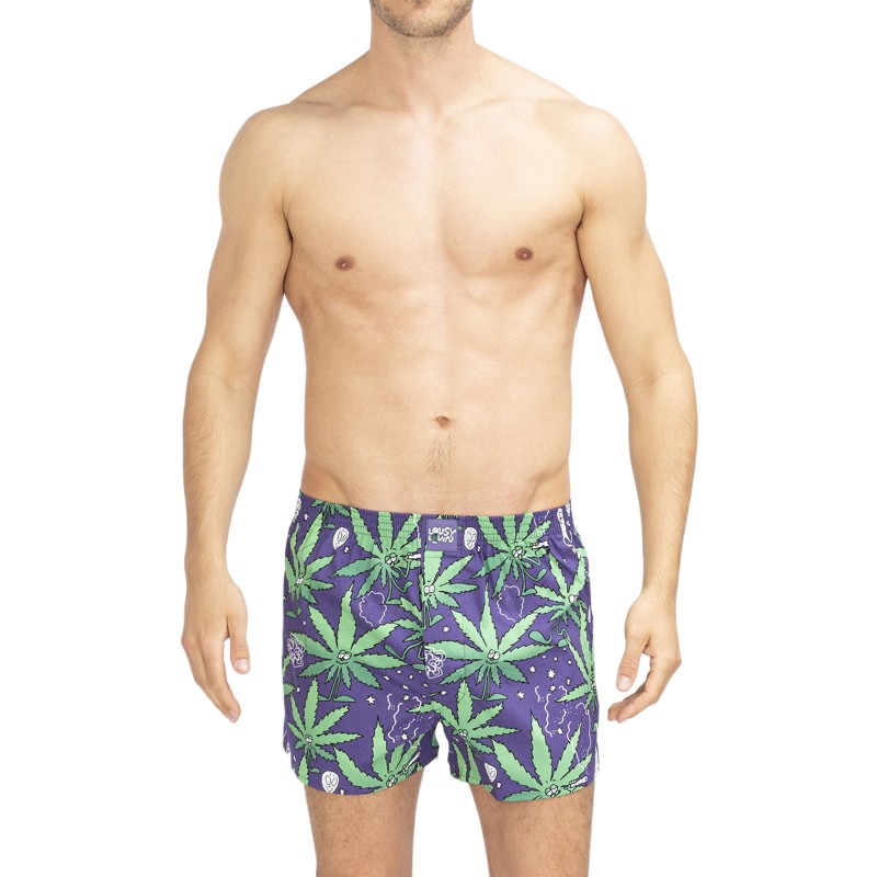 Lousy Livin Boxershorts Violett mit Motiv