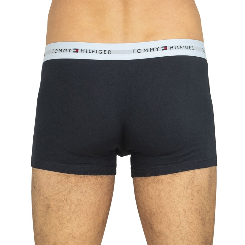 TommyHilfiger_3-erSet_Trunks_Blau_mitverschiedenfarbigemWebbund