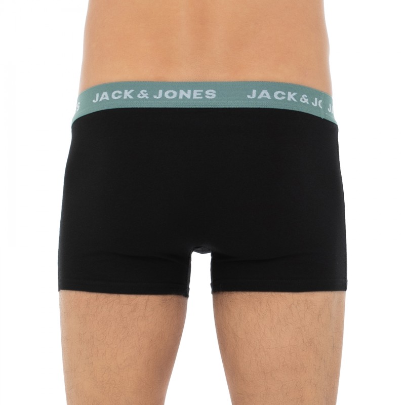 Jack&Jones_7-erSet_Trunks_Schwarz_mitverschiedenfarbigemWebbund