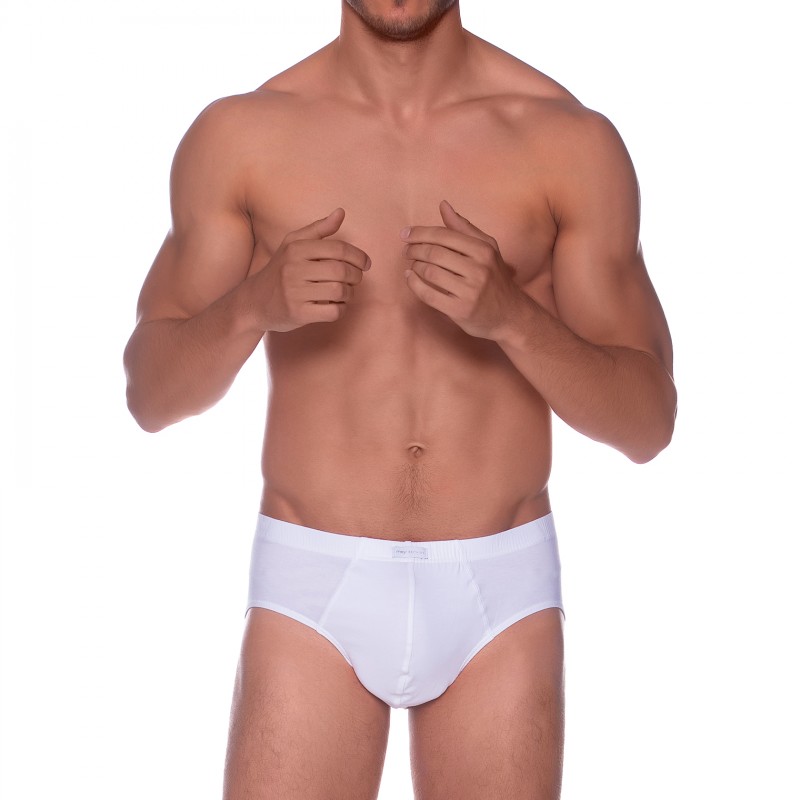 Boxerman_Herrenunterwäsche_Mey_Mini Slip_Weiß