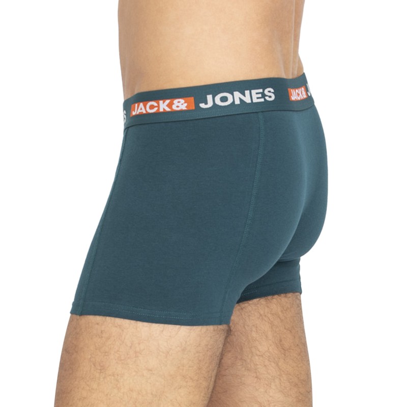 Jack & Jones_3-er Set_Trunks_Schwarz Blau & Türkis