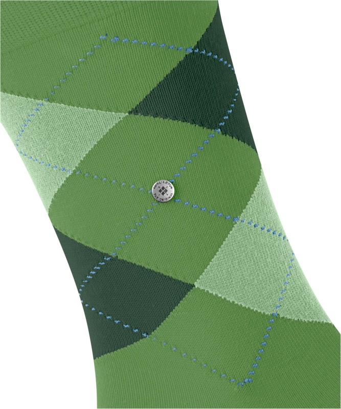 Burlington_Socken_Hellgrün_mitArgyle-Muster