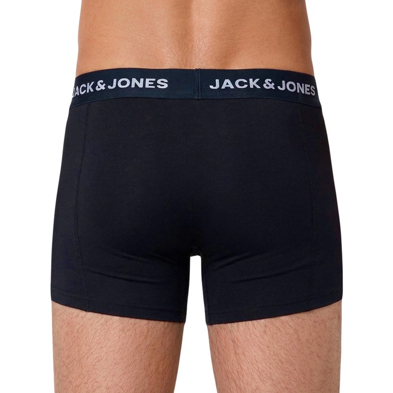 Jack & Jones 3-er Set Trunks Schwarz verschiedene Muster