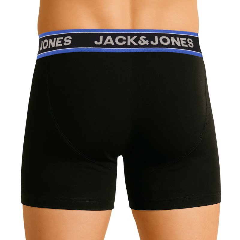 Jack & Jones_3-er Set_Trunks_Schwarz_Blau_Weiß
