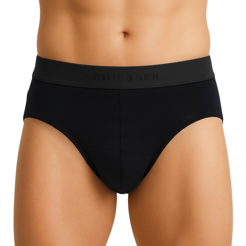 Boxerman_Schiesser_3-erSet_Slips_Schwarz_mit_verschiedenfarbigen_Webbund