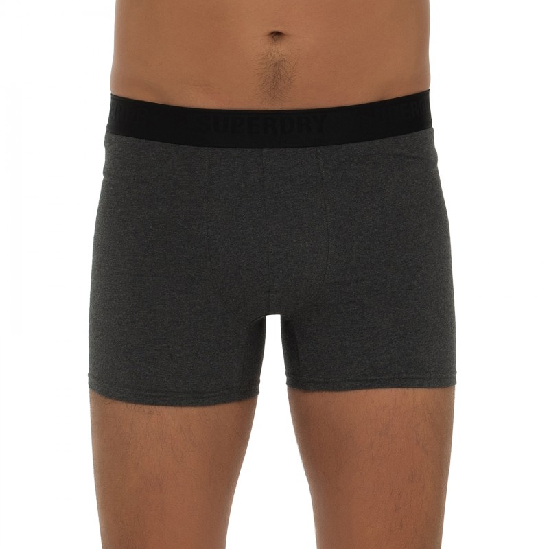 Boxerman_Herrenunterwäsche_Boxershorts_Superdry_3-er Set_Boxer Briefs_Schwarz Grau
