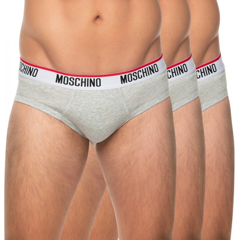 Boxerman_Herrenunterwäsche_Moschino_3-er Set_Slips_ Grau