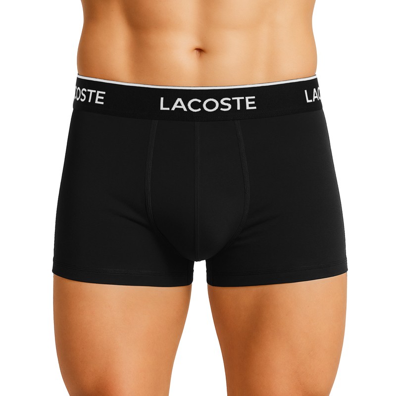 Boxerman_Herrenunterwäsche_Boxershorts_ Lacoste_3-er Set_Trunks_Schwarz