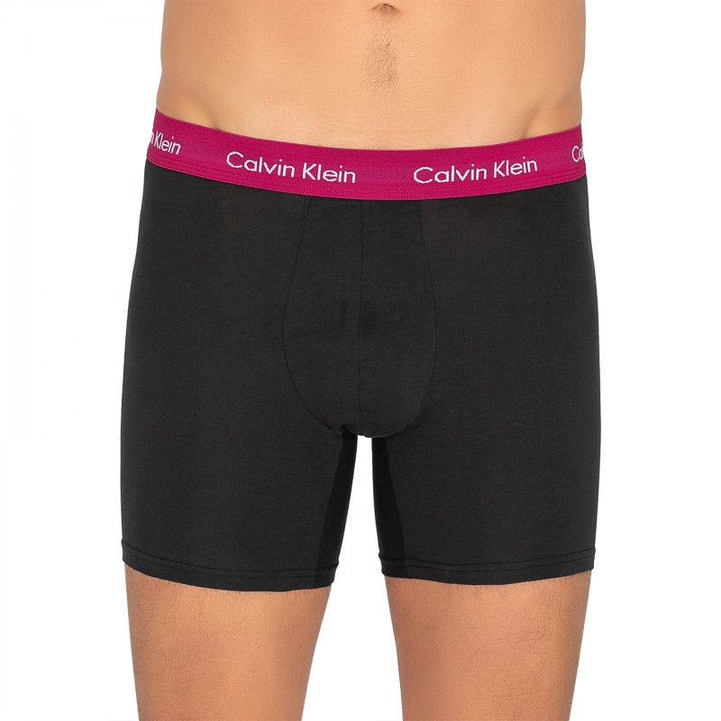 CalvinKlein_5-erSetBoxerBriefs_Schwarz_mitverschiedenfarbigemWebbund